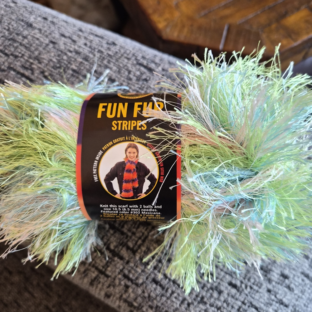 Fun Fur Yarn - Multicolor - Picture 2 of 3